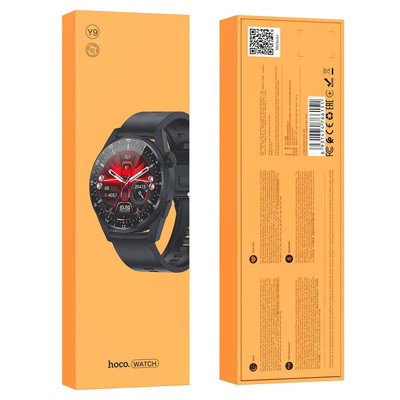 Hoco Y9 Smart sports watch(Call Version) black - imagine 6