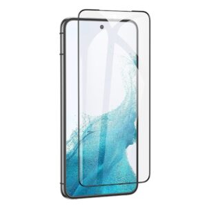 Hoco Flash attach full screen silk screen HD tempered glass for SAM S24 Ultra(G1) black