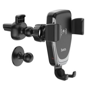 Hoco DCA21 wireless charging car holder black
