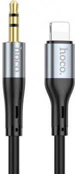 Hoco UPA22 iP silicone digital audio conversion cable black - imagine 2