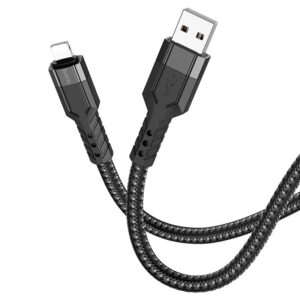 Hoco U110 iP charging data cable black