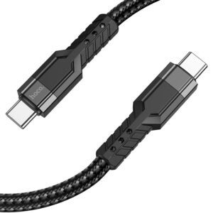 Hoco U110 Type-C to Type-C 60W charging data cable black