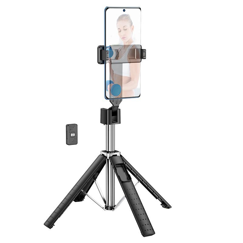 Hoco K18 Wave four-leg live broadcast holder black