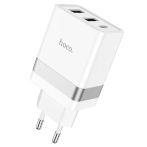 Hoco N21 Pro Tourer PD30W (2A1C) charger(EU) white