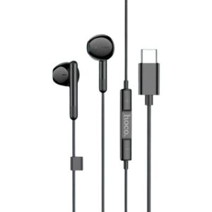 Hoco M93 Type-C Joy wire-controlled digital earphones with microphone black