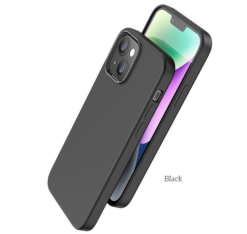 Hoco Pure series protective case for iP14 Plus black