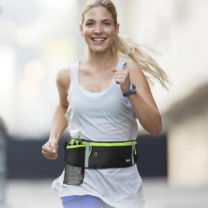 Hoco BAG05 Plentiful multifunctional sports waist bag black