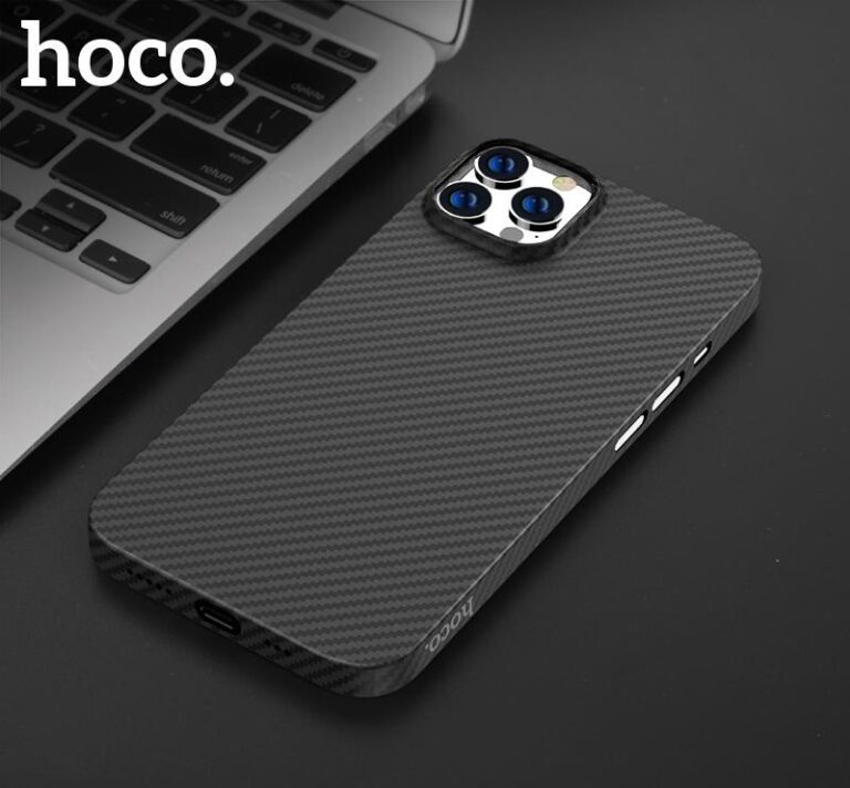 Hoco Cave ultra-thin magnetic protective case for iP14 Pro Max black - imagine 3
