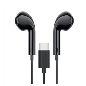Hoco M101 Crystal joy Type-C wire-controlled digital earphones with microphone black