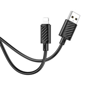 Hoco X88 Gratified charging data cable for iP(packaged) black