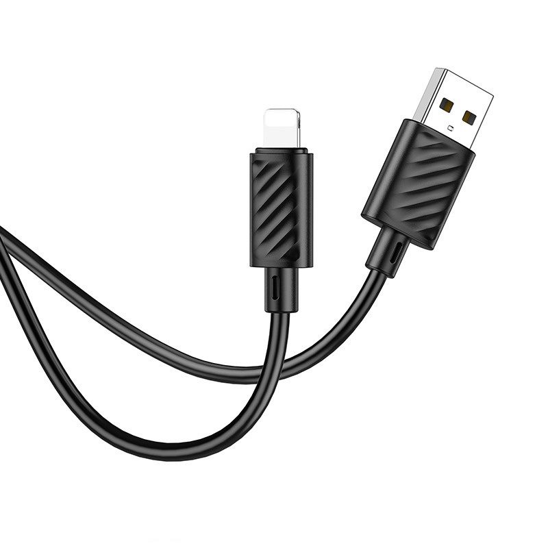 Hoco X88 Gratified charging data cable for iP(packaged) black