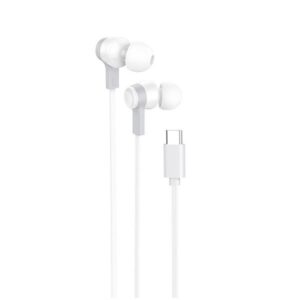 Hoco M86 Ocean universal digital earphones with microphone for Type-C white