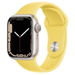 Hoco iWatch WA01 Flexible series classic sports silicone strap(42/44/45/49mm) light lemon