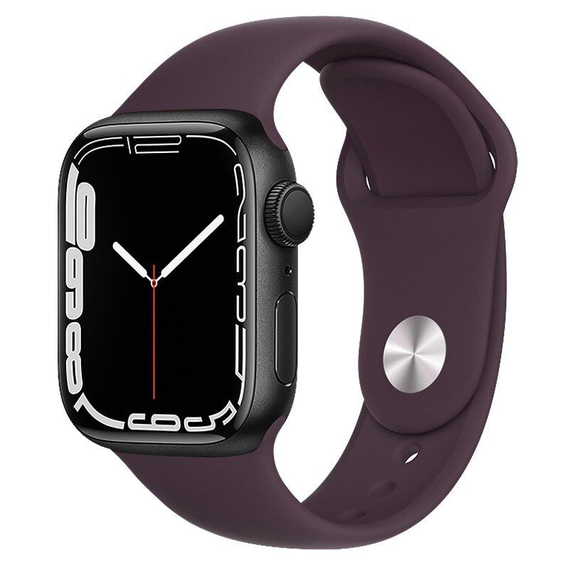 Hoco iWatch WA01 Flexible series classic sports silicone strap(42/44/45/49mm) crimson cherry