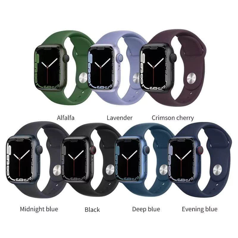 Hoco iWatch WA01 Flexible series classic sports silicone strap(42/44/45/49mm) alfalfa - imagine 2