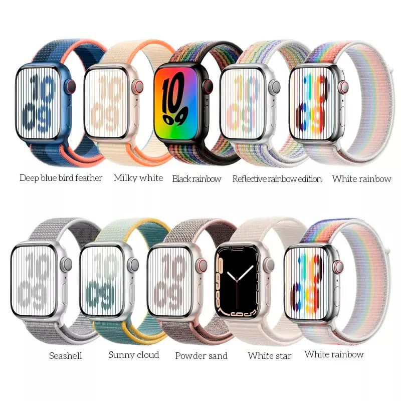 Hoco iWatch WA02 Original series loop-type nylon strap(38/40/41mm) powder sand