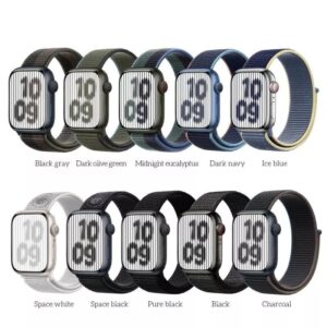 Hoco iWatch WA02 Original series loop-type nylon strap(42/44/45/49mm) dark navy