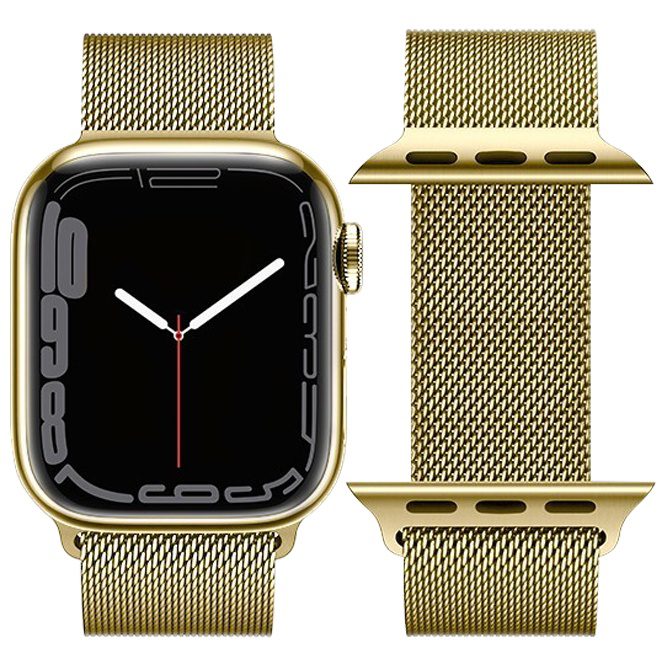 Hoco iWatch WA03 Simple beauty series milanese steel strap(38/40/41mm) vintage gold