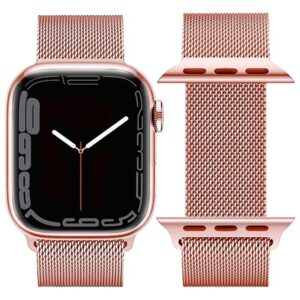 Hoco iWatch WA03 Simple beauty series milanese steel strap(42/44/45/49mm) rose gold