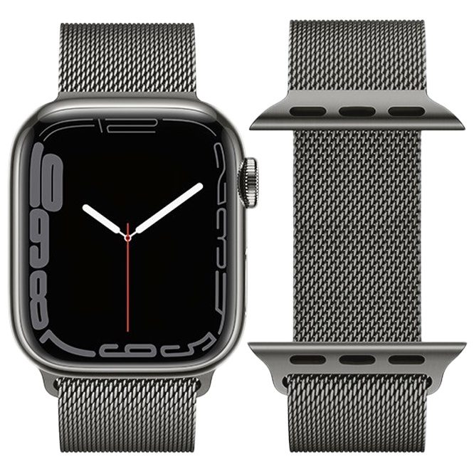 Hoco iWatch WA03 Simple beauty series milanese steel strap(42/44/45/49mm) graphite