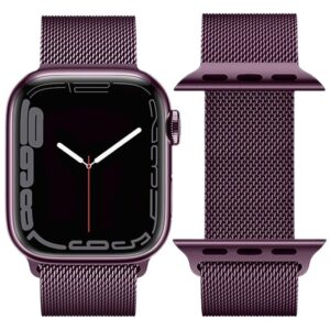 Hoco iWatch WA03 Simple beauty series milanese steel strap(42/44/45/49mm) blackcurrant