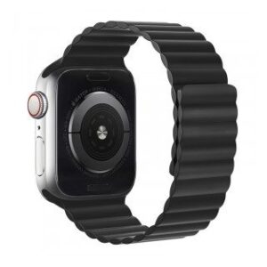 Hoco iWatch WA07 Flexible series magnetic silicone chain strap(42/44/45/49mm) black