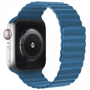 Hoco iWatch WA07 Flexible series magnetic silicone chain strap(38/40/41mm) blue