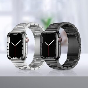 Hoco iWatch WA10 Grand series three-bead steel strap(38/40/41mm) silver