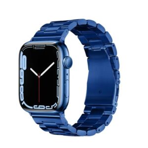Hoco iWatch WA10 Grand series three-bead steel strap(42/44/45/49mm) blue