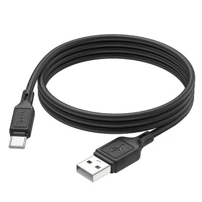 Hoco X90 Cool silicone charging data cable for Type-C black
