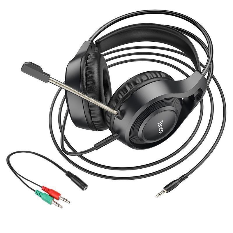 Hoco W106 Tiger gaming headset black - imagine 2