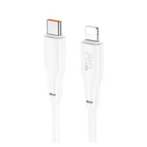 Hoco X93 Force PD20W charging data cable iP(L=2M) white