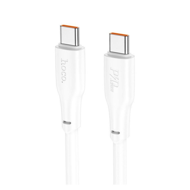 Hoco X93 Force 240W fast charging data cable Type-C to Type-C(L=1M) white - imagine 2