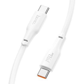 Hoco X93 Force 240W fast charging data cable Type-C to Type-C(L=1M) white