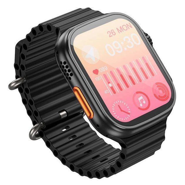Hoco Y12 Ultra smart sports watch(call version) black - imagine 2