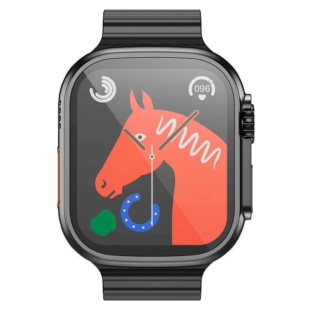 Hoco Y12 Ultra smart sports watch(call version) black - imagine 3