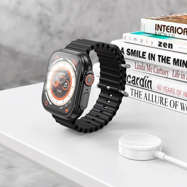 Hoco Y12 Ultra smart sports watch(call version) black - imagine 4