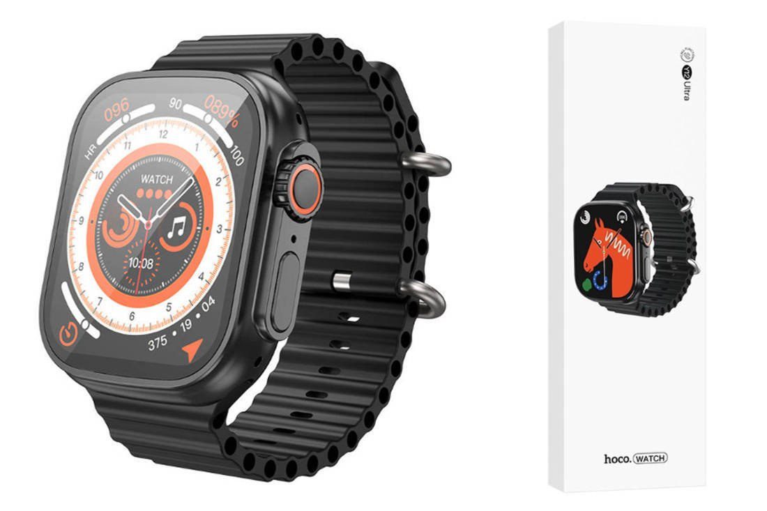 Hoco Y12 Ultra smart sports watch(call version) black