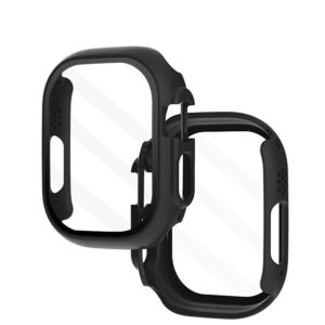 Hoco iWatch Ultra WS6 Shadow series film Integrated protective case(49mm) black