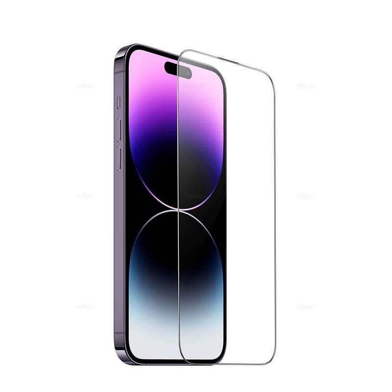 Hoco 9D large arc dustproof glass for iP14 Pro Max(A34) black - imagine 2
