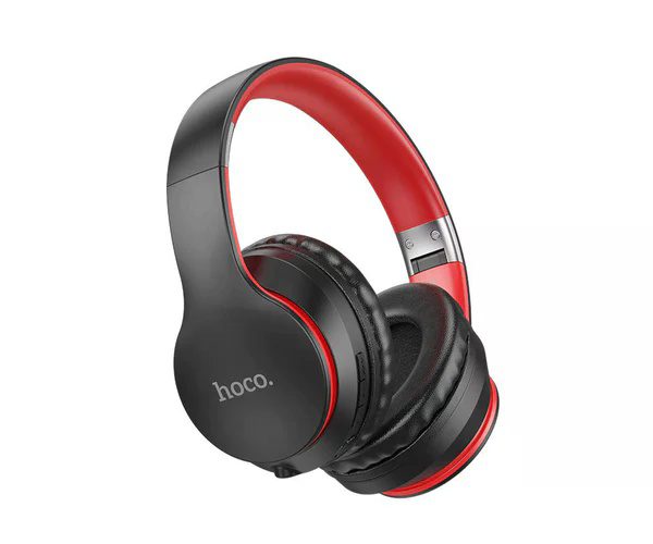 Hoco ESD16 Excellent BT headphones black red - imagine 2