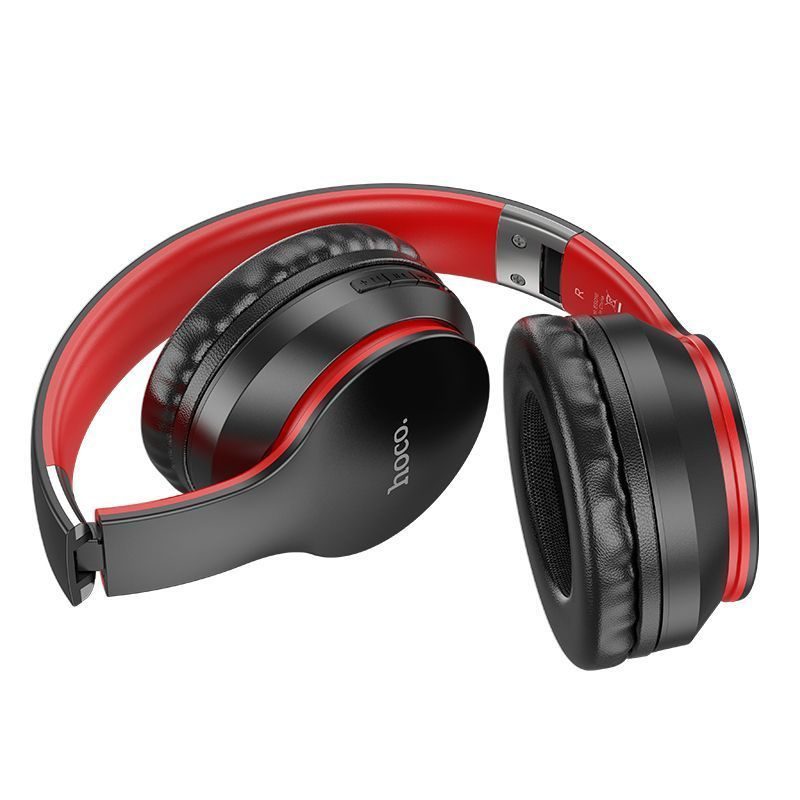 Hoco ESD16 Excellent BT headphones black red - imagine 3