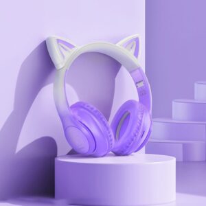 Hoco W42 Cat ears BT headphones purple grape