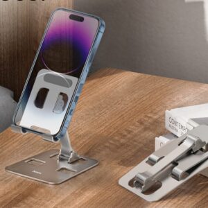 Hoco DH14 High metal folding desktop stand silver