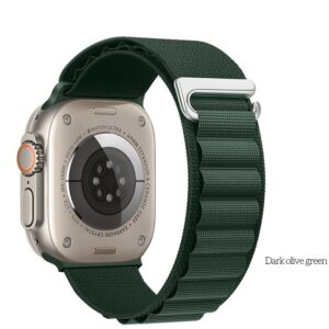 Hoco WA20 Climbing series alpine loop nylon strap(38/40/41mm) dark olive green