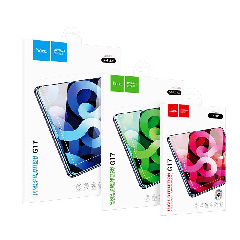 Hoco Shield series full-screen high-definition tempered glass for Pad 9.7-inches(G17) transparent