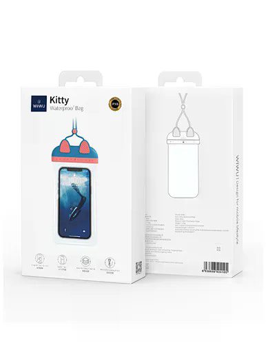 WIWU Kitty Waterproof bag Blue - imagine 2