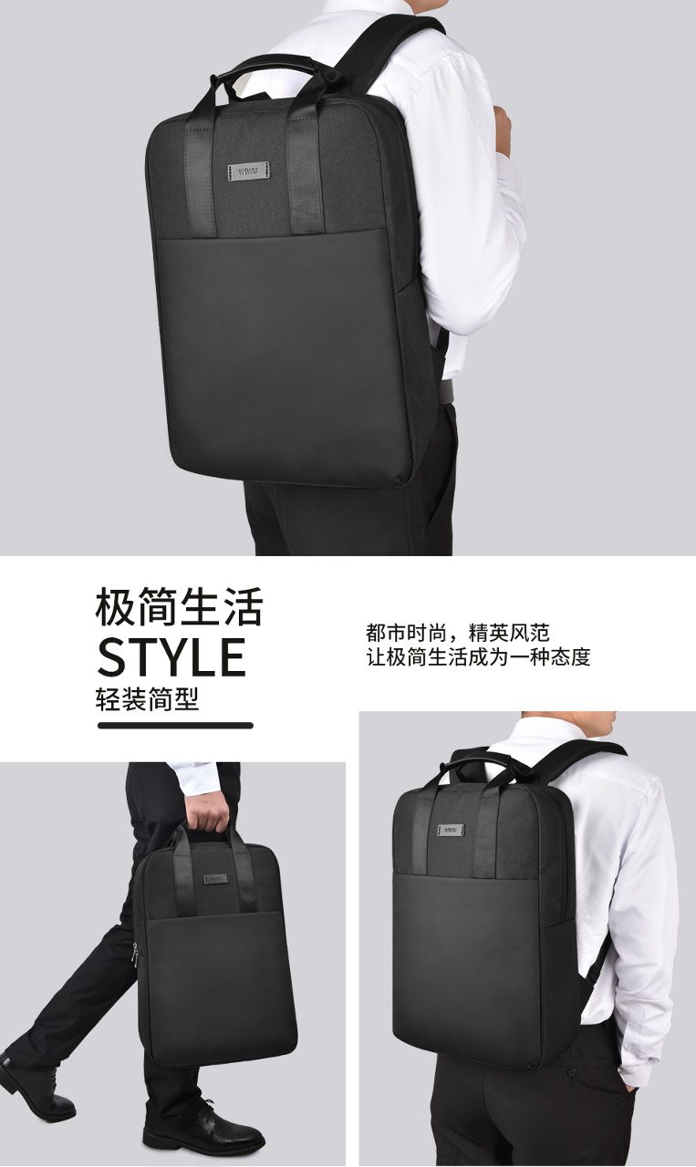 WIWU Minimalist Backpack Gray - imagine 3