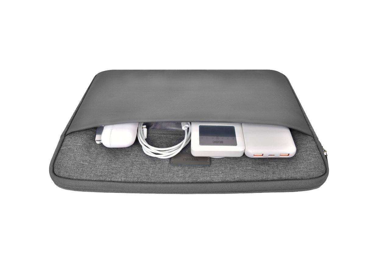 WIWU Minimalist Laptop Sleeve/ 14 inch Black - imagine 2