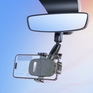 Hoco H17 Waves rearview mirror car holder black